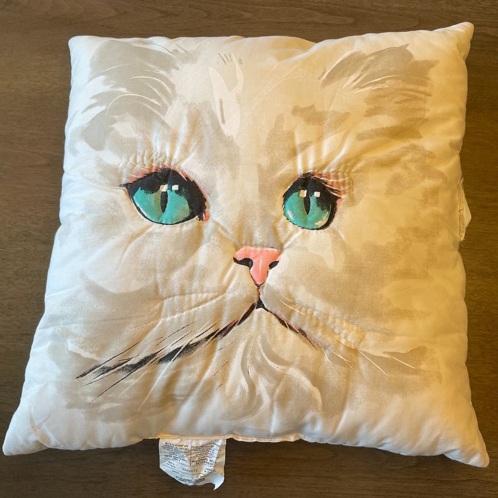 Vintage Persian Cat Cushion